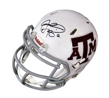 Johnny Manziel Signed Texas A&M Mini Helmet 